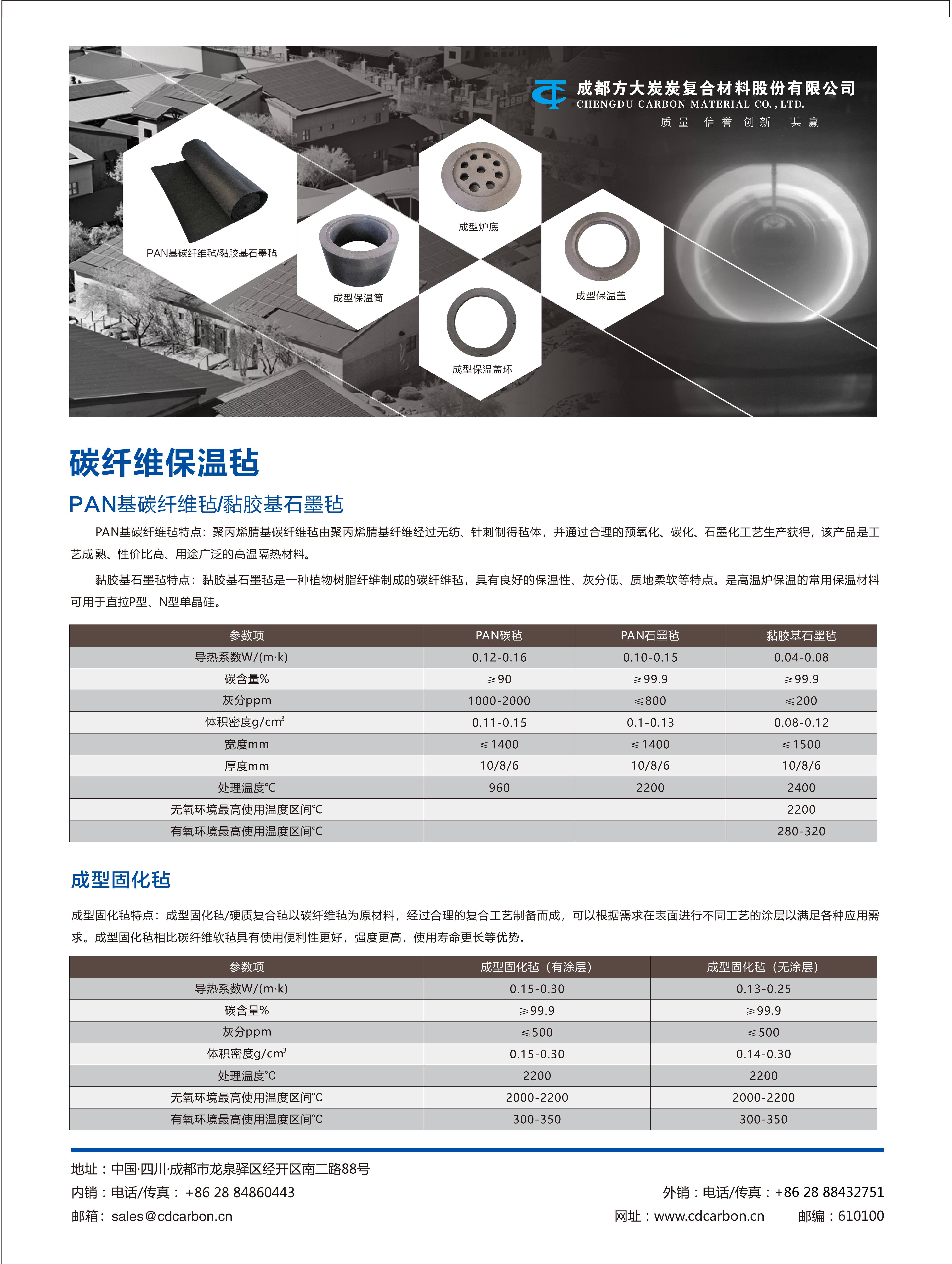 碳纖維保溫氈